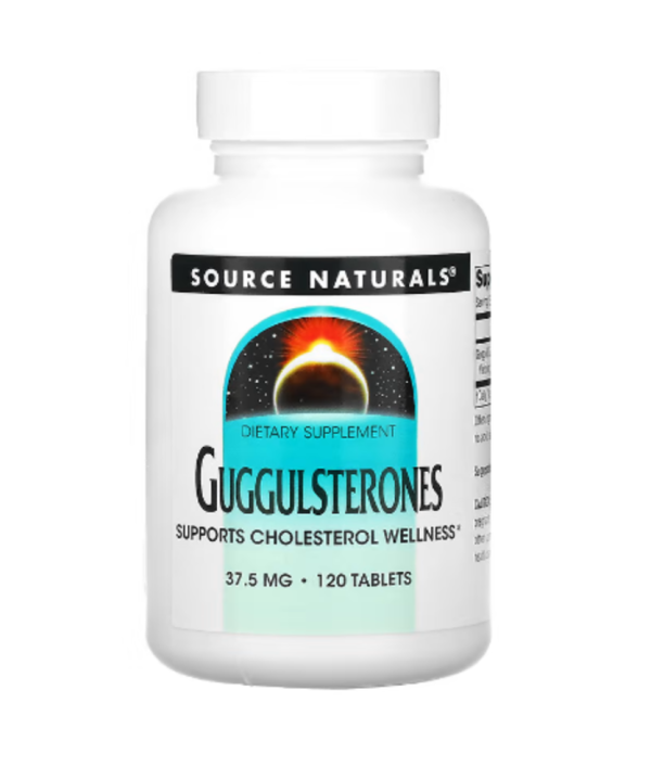 Source Naturals, Guggulsterones, 37.5 mg, 120 Tablets