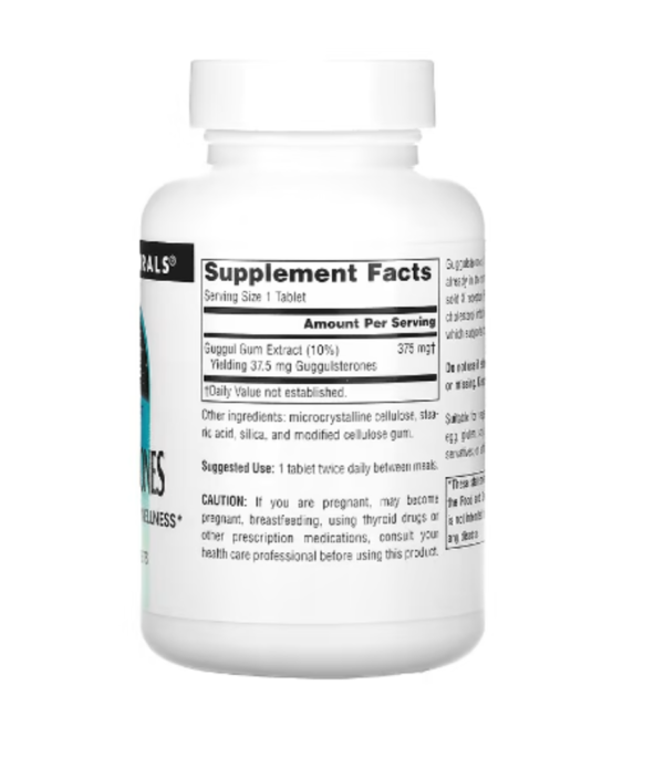 Source Naturals, Guggulsterones, 37.5 mg, 120 Tablets
