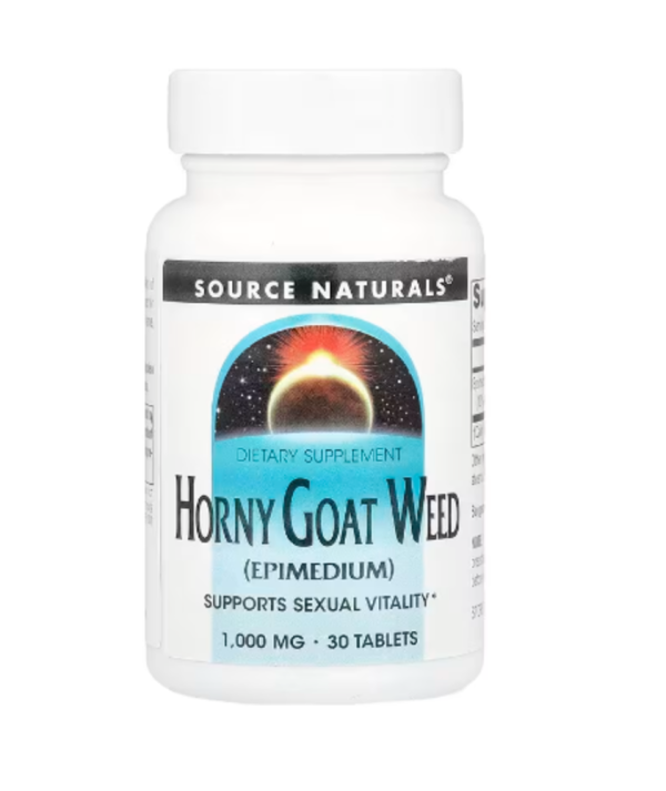 Source Naturals, Horny Goat Weed, 1,000 mg, 30 Tablets