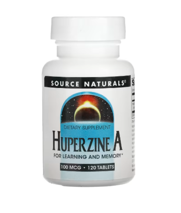 Source Naturals, Huperzine A, 100 mcg, 120 Tablets