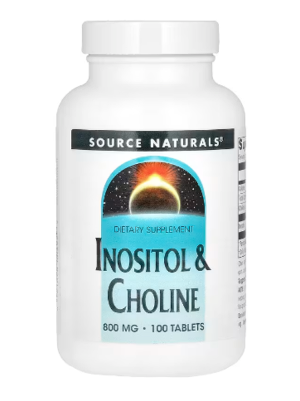 Source Naturals, Inositol & Choline, 800 mg, 100 Tablets
