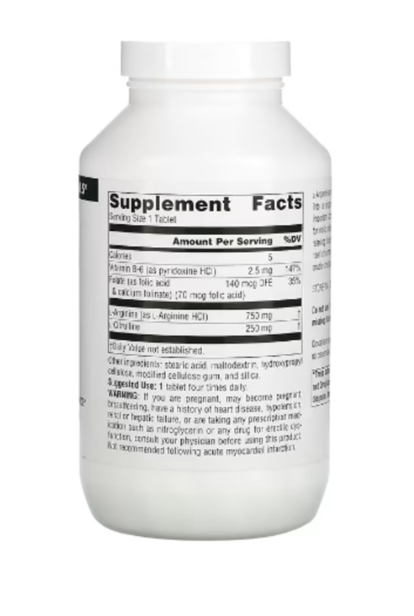 Source Naturals, L-Arginine L-Citrulline Complex, 1,000 mg, 240 Tablets