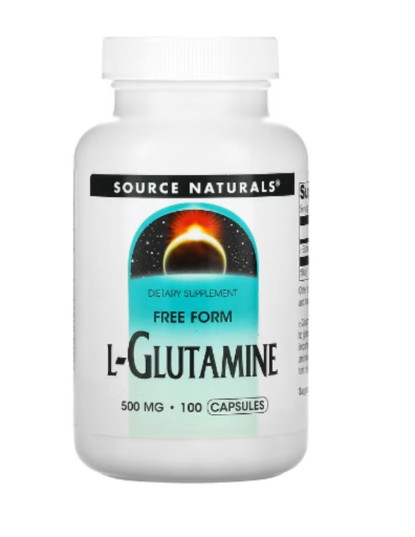 Source Naturals, L-Glutamine, 500 mg, 100 Capsules
