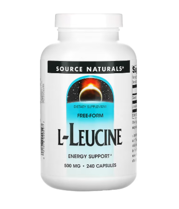 Source Naturals, L-Leucine, 500 mg, 240 Capsules