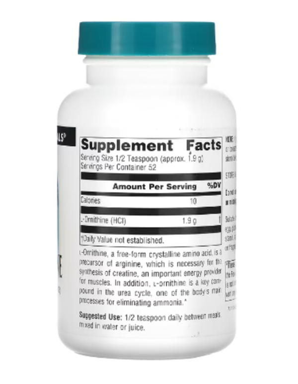 Source Naturals, L-Ornithine Powder, 3.53 oz (100 g)