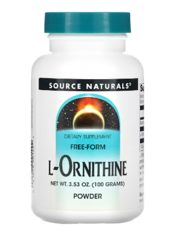 Source Naturals, L-Ornithine Powder, 3.53 oz (100 g)