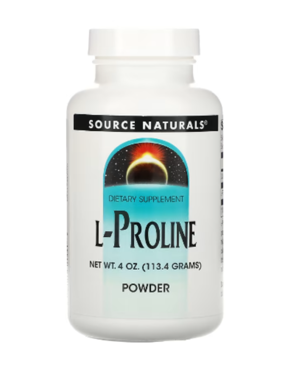 Source Naturals, L-Proline Powder, 4 oz (113.4 g)