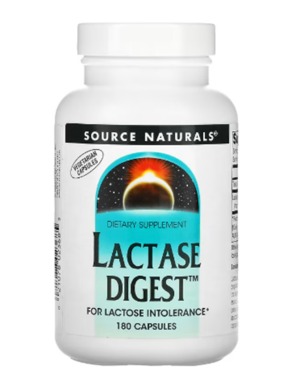 Source Naturals, Lactase Digest, 180 Capsules