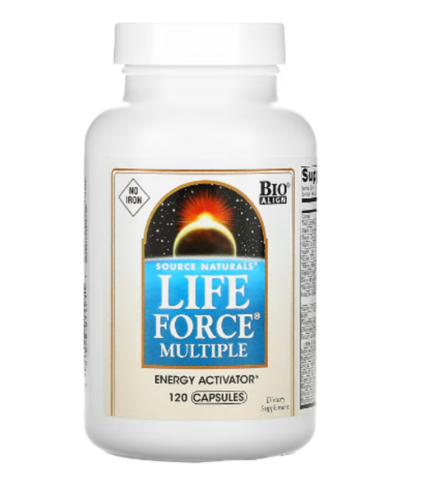 Source Naturals, Life Force Multiple, No Iron, 120 Capsules