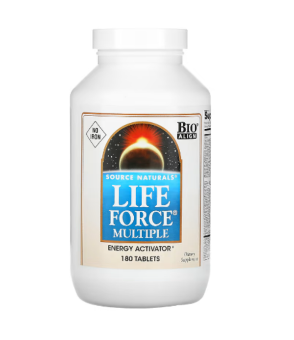 Source Naturals, Life Force Multiple, No Iron, 180 Tablets