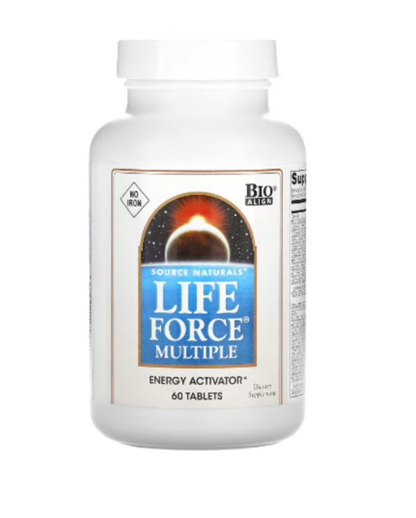 Source Naturals, Life Force Multiple, No Iron, 60 Tablets