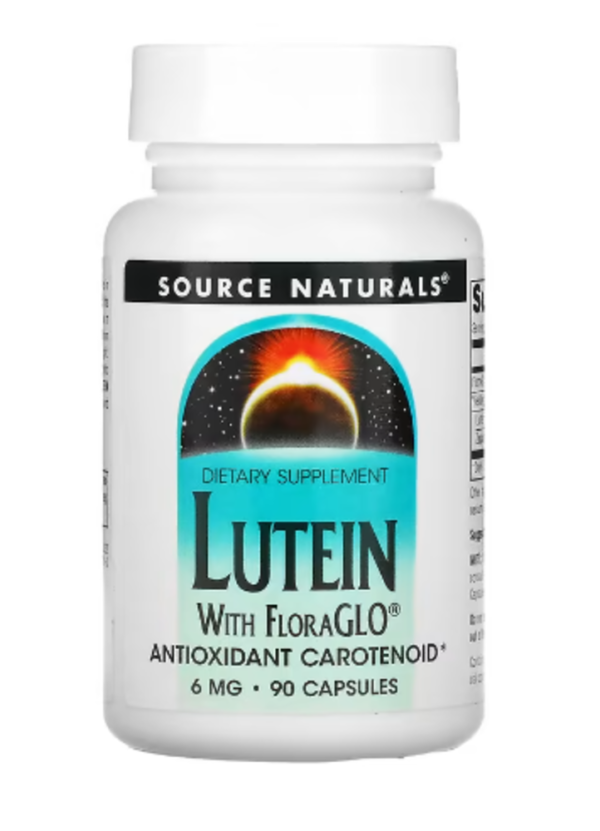 Source Naturals, Lutein, 6 mg, 90 Capsules