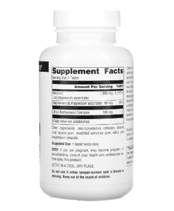 Source Naturals, Magnesium Ascorbate, 1,000 mg, 120 Tablets