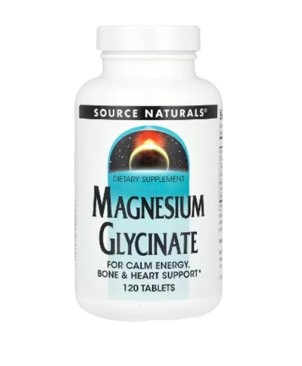 Source Naturals, Magnesium Glycinate, 120 Tablets