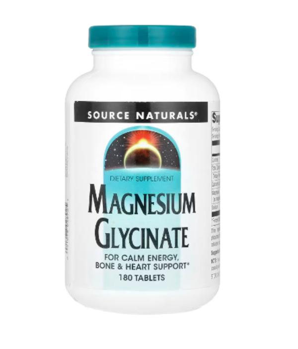 Source Naturals, Magnesium Glycinate , 180 Tablets
