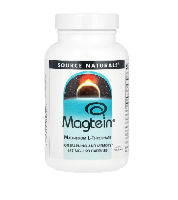 Source Naturals, Magtein®, Magnesium L-Threonate, 90 Capsules