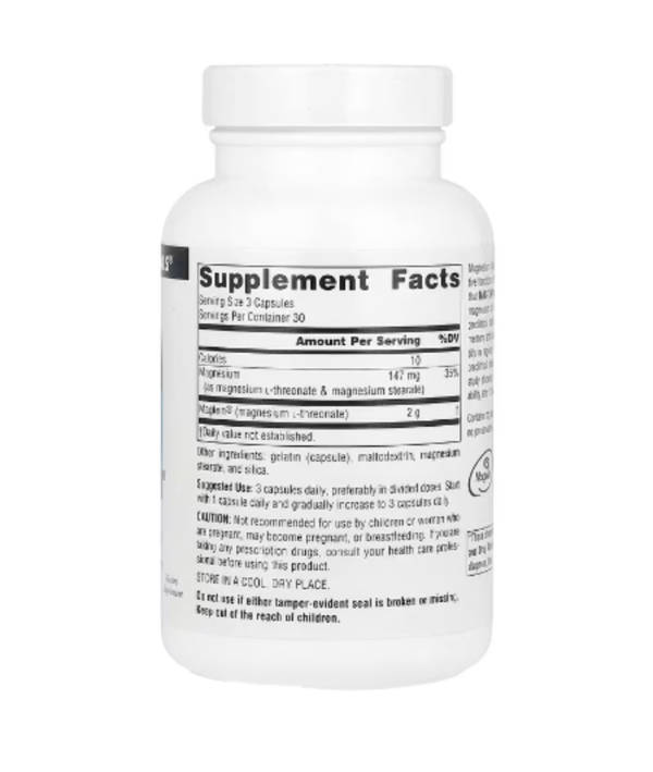 Source Naturals, Magtein®, Magnesium L-Threonate, 90 Capsules