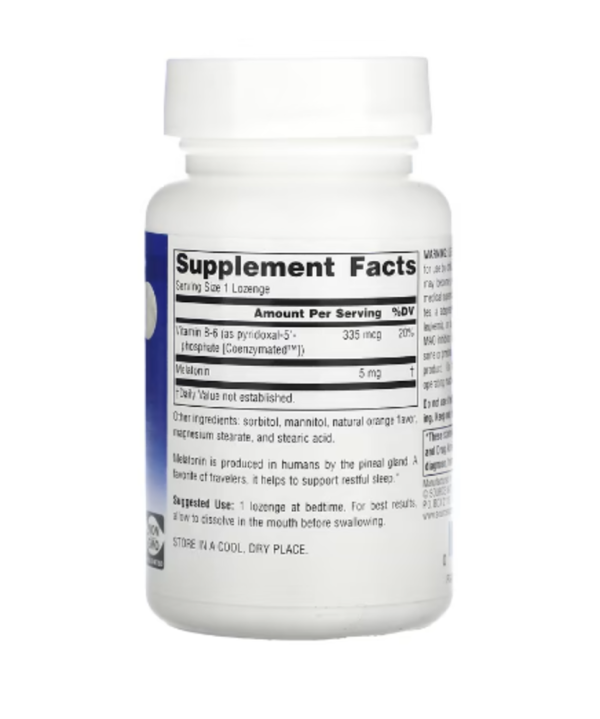 Source Naturals, Melatonin, Orange, 5 mg, 200 Lozenges