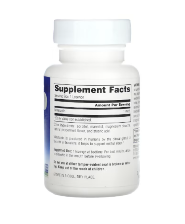 Source Naturals, Melatonin, Peppermint, 1 mg, 100 Lozenges