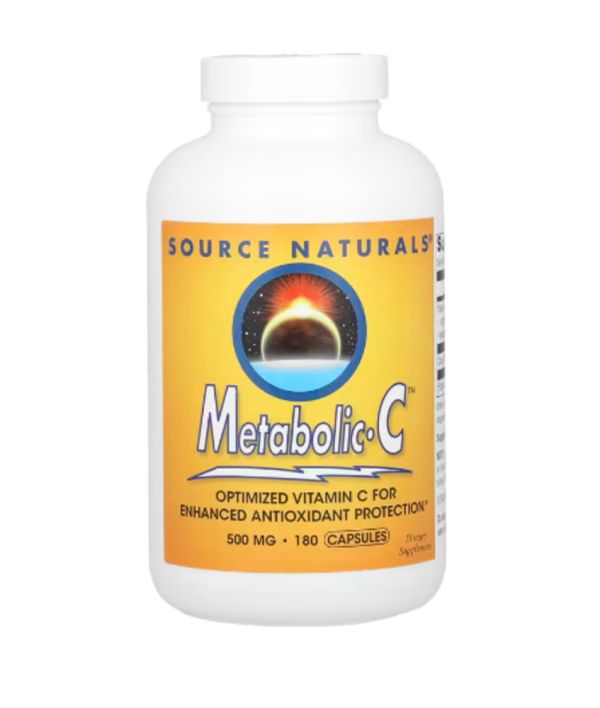 Source Naturals, Metabolic C, 500 mg, 180 Capsules