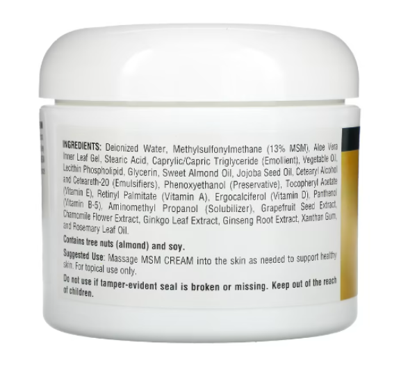 Source Naturals, MSM Cream, 4 oz (113.4 g)