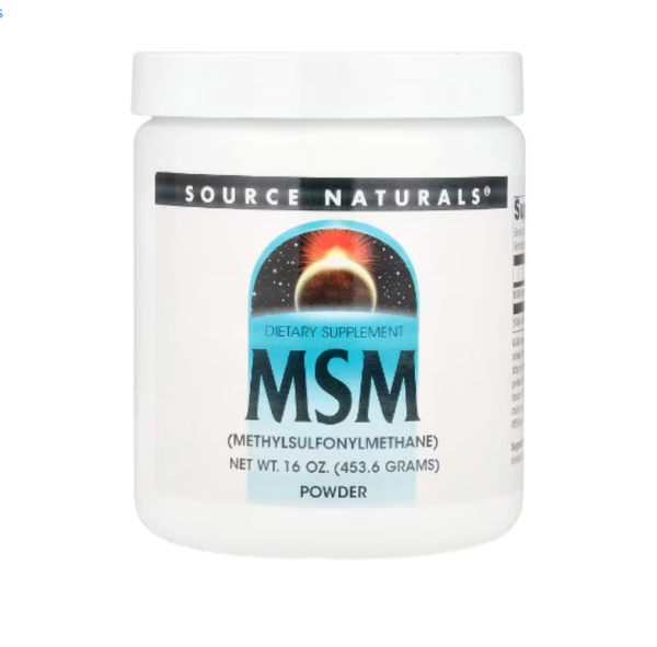 Source Naturals, MSM Powder, 16 oz (453.6 g)