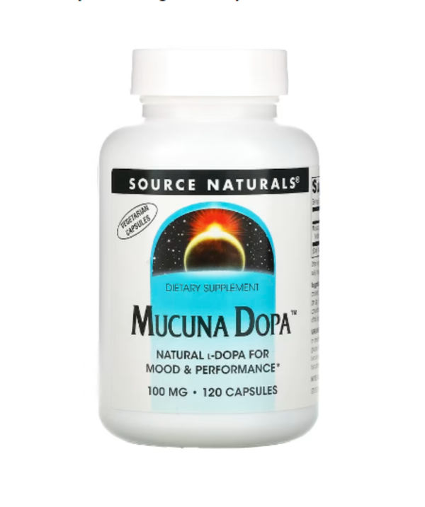 Source Naturals, Mucuna Dopa, 100 mg, 120 Capsules