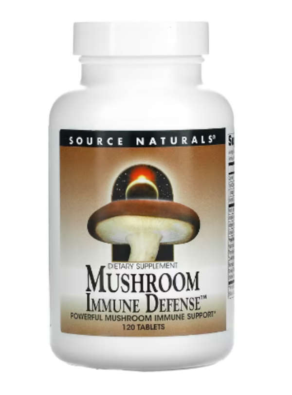 Source Naturals, Mushroom Immune Defense, 120 Tablets