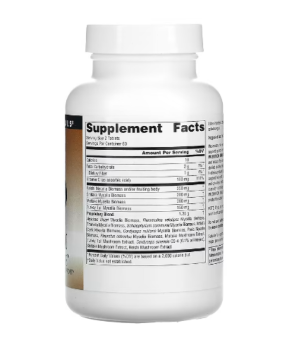 Source Naturals, Mushroom Immune Defense, 120 Tablets