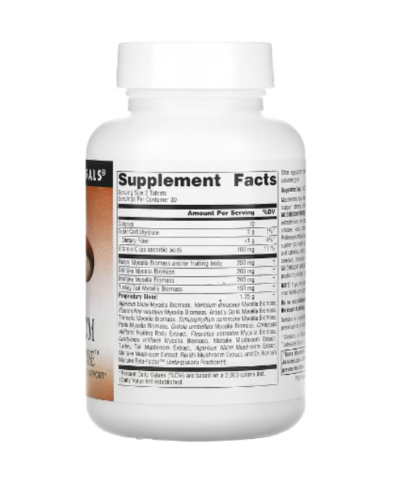 Source Naturals, Mushroom Immune Defense, 60 Tablets