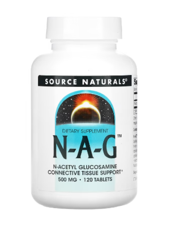 Source Naturals, N-A-G, 500 mg, 120 Tablets