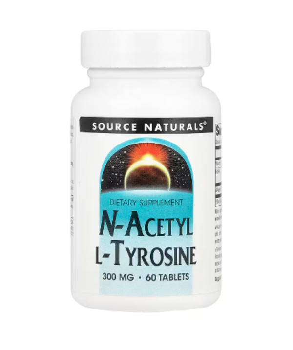 Source Naturals, N-Acetyl L-Tyrosine, 300 mg, 60 Tablets