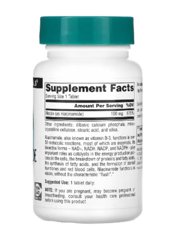 Source Naturals, Niacinamide B-3, 100 mg, 250 Tablets