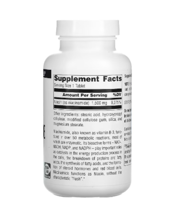 Source Naturals, Niacinamide B-3, 1,500 mg, 100 Tablets