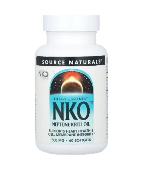 Source Naturals, NKO, 500 mg, 60 Softgels