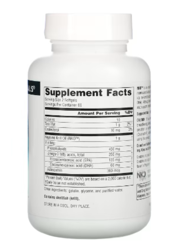 Source Naturals, NKO, Neptune Krill Oil, 500 mg, 120 Softgels