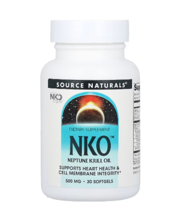 Source Naturals, NKO (Neptune Krill Oil), 500 mg, 30 Softgels