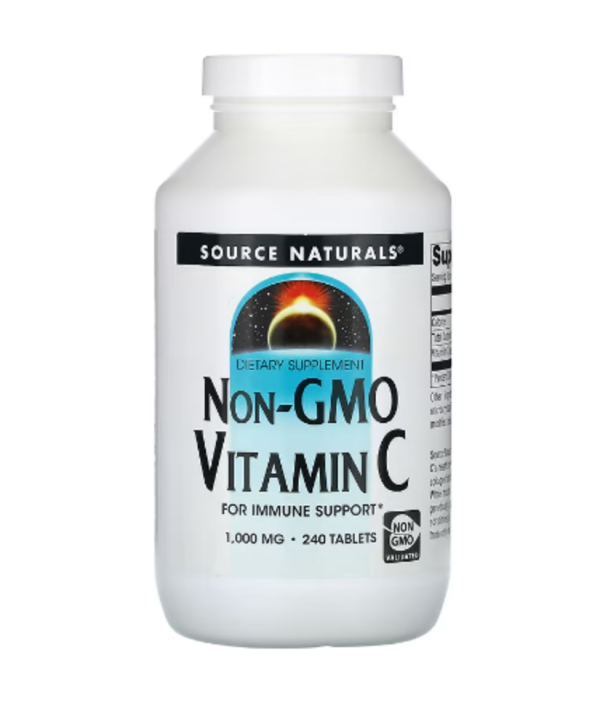 Source Naturals, Non-GMO Vitamin C, 1,000 mg, 240 Tablets