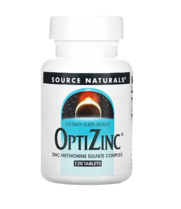 Source Naturals, OptiZinc, 120 Tablets