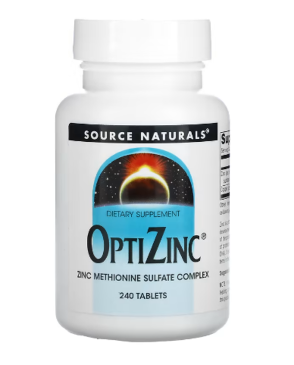 Source Naturals, OptiZinc, 240 Tablets