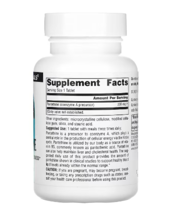 Source Naturals, Pantethine, 300 mg, 90 Tablets