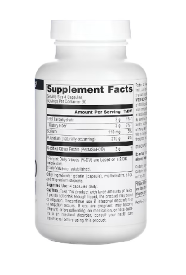 Source Naturals, PectImmune, Modified Citrus Pectin, 750 mg, 120 Capsules (187 mg per Capsule)