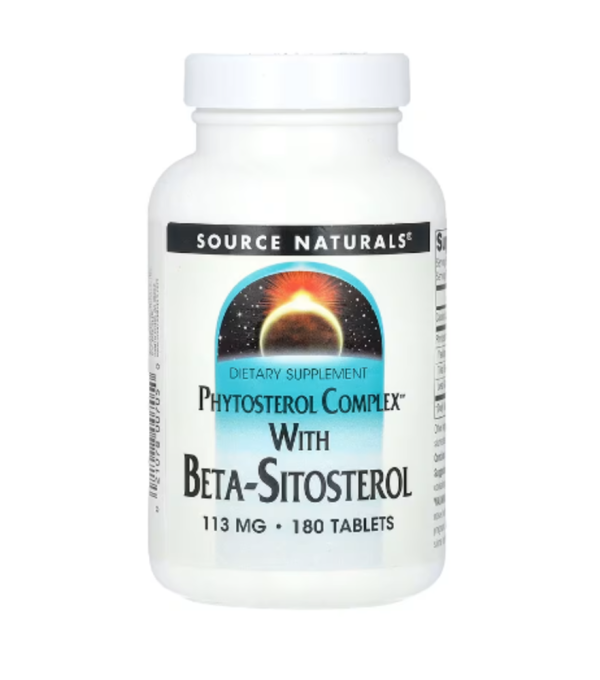 Source Naturals, Phytosterol Complex With Beta-Sitosterol, 340 mg, 180 Tablets (113 mg per Tablet)