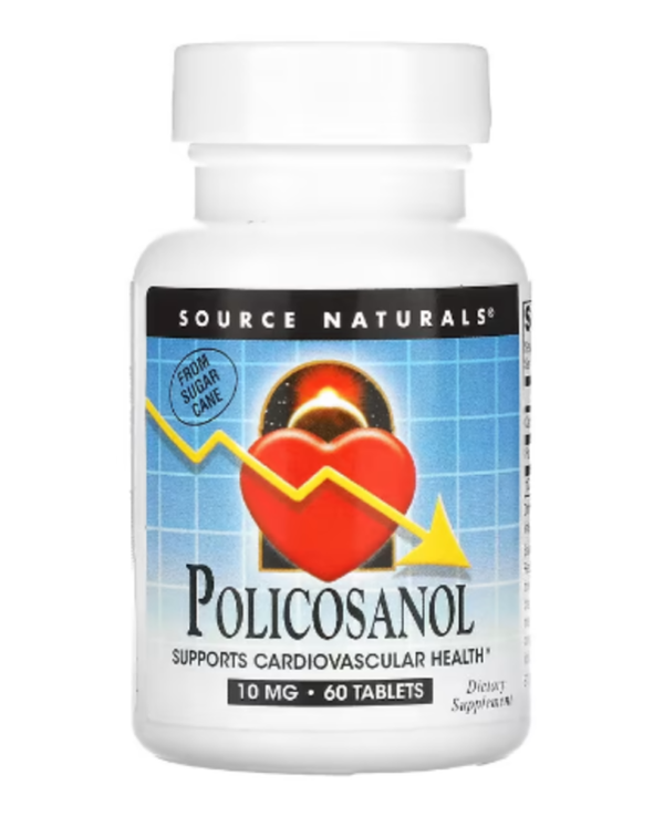 Source Naturals, Policosanol, 10 mg, 60 Tablets