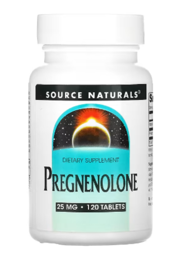 Source Naturals, Pregnenolone, 25 mg, 120 Tablets