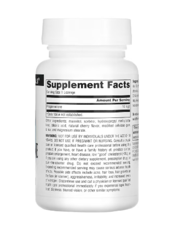 Source Naturals, Pregnenolone, Cherry, 10 mg, 120 Lozenges