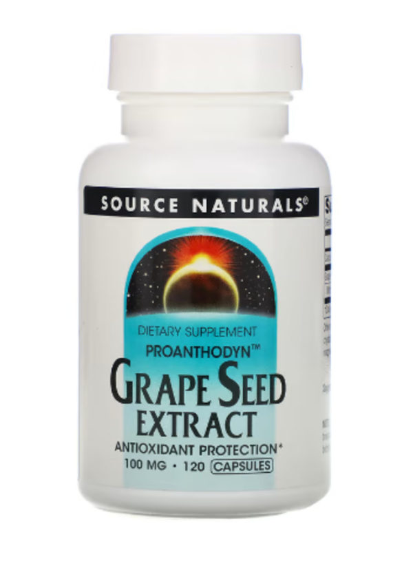 Source Naturals, Proanthodyn, Grape Seed Extract, 100 mg, 120 Capsules