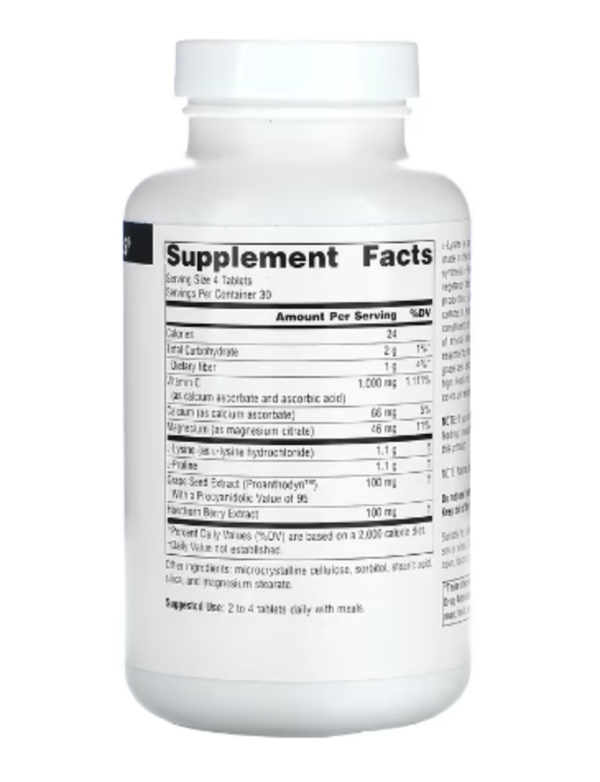 Source Naturals, Proline & L-Lysine, 550 mg, 120 Tablets