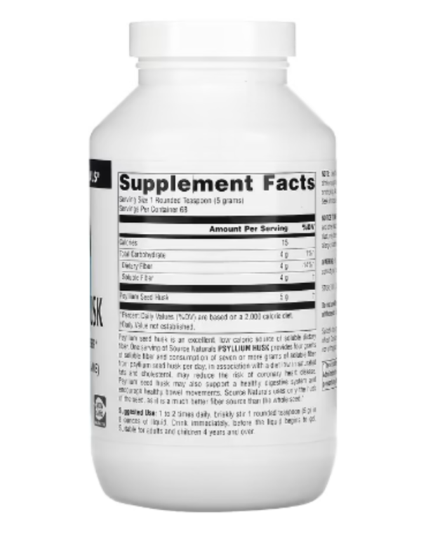 Source Naturals, Psyllium Husk Powder, 12 oz (340 g)