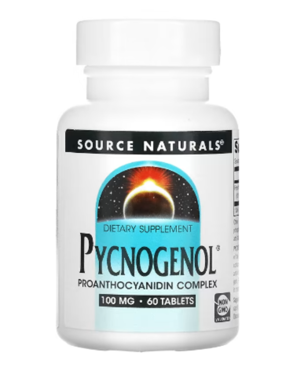 Source Naturals, Pycnogenol, 100 mg, 60 Tablets
